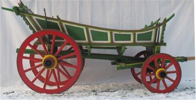 Polderwagen met afneembare zijborden, Karrenmuseum Essen